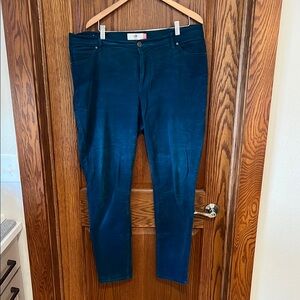 CAbi Moroccan Blue High Skinny Corduroy